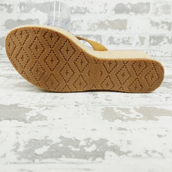 NEW ZODIAC Women's Rio Thong Platform Wedge Sandals I838 - Picture 5 of 8